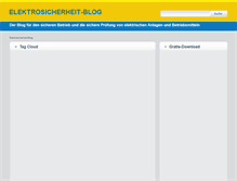 Tablet Screenshot of elektrosicherheit-blog.de